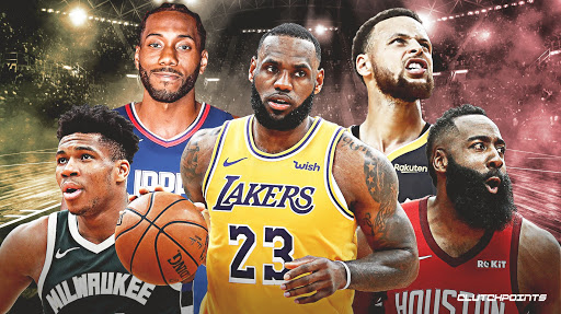 Header image of NBA players